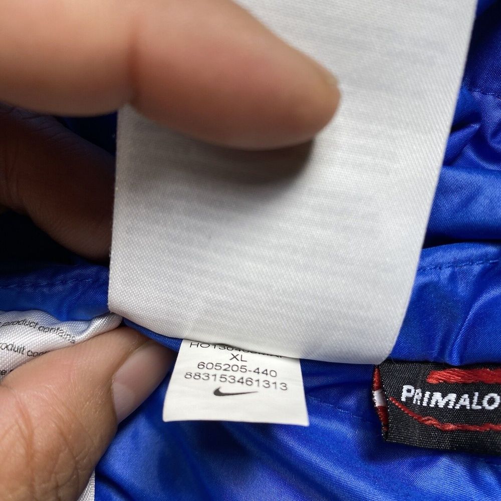 NIKE SOCHI 2014 Olympics  Women’s   Hooded Blue Winter Coat  Sz XL - Picture 10 of 16